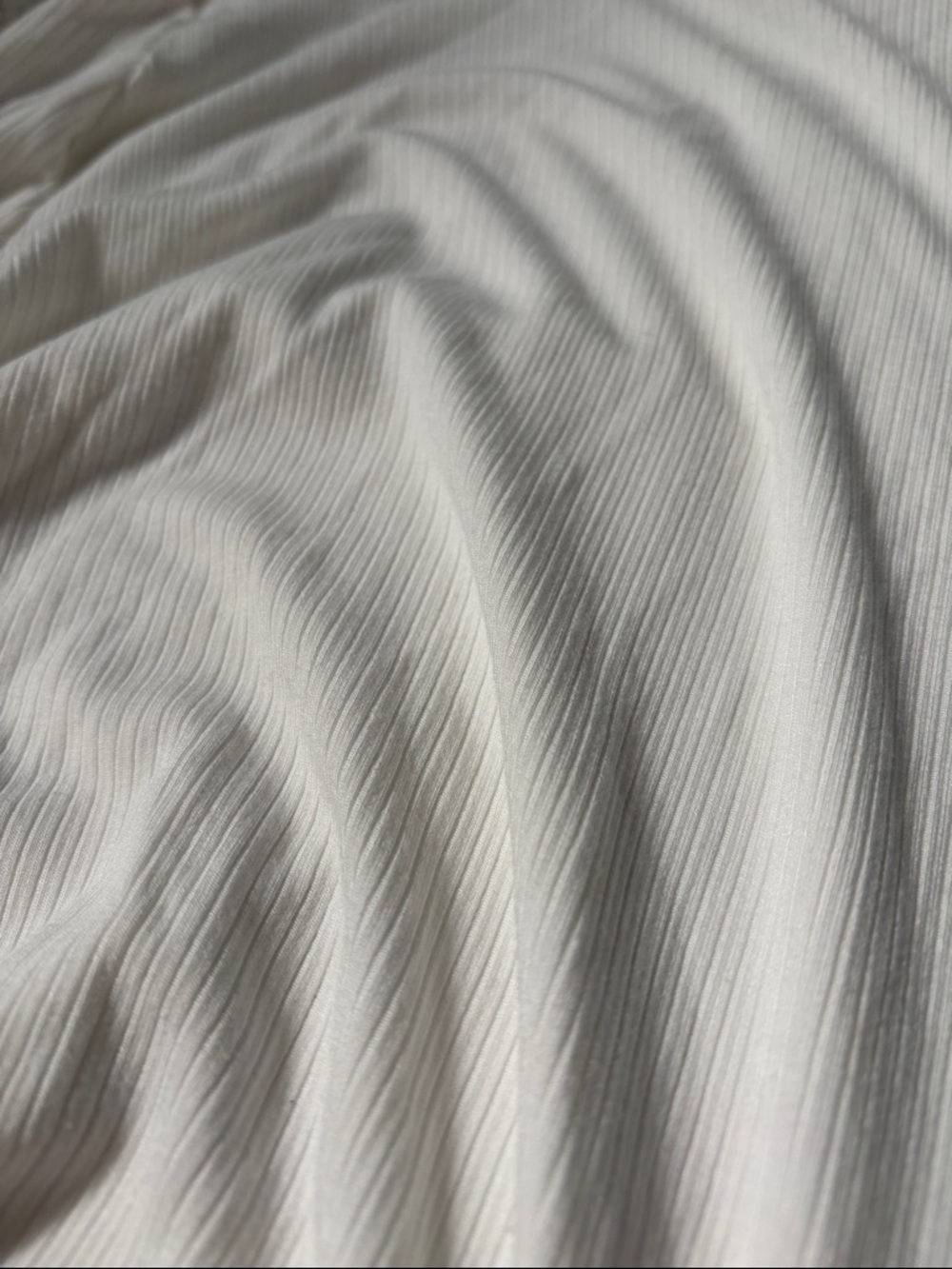 Dynamite white Ribbed turtleneck top - Picture 5 of 5